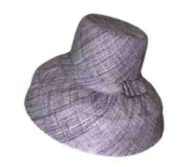 Demi Capeline Dark Grey Raffia Hat | Handmade French Style - The French ...